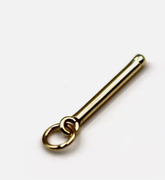 Kaedesigns New Genuine 9ct Yellow, Rose or White Gold Bar Pendant