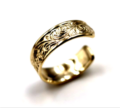 Genuine Solid 9ct Yellow or Rose or White Gold or Sterling Silver Weave Toe Ring  334