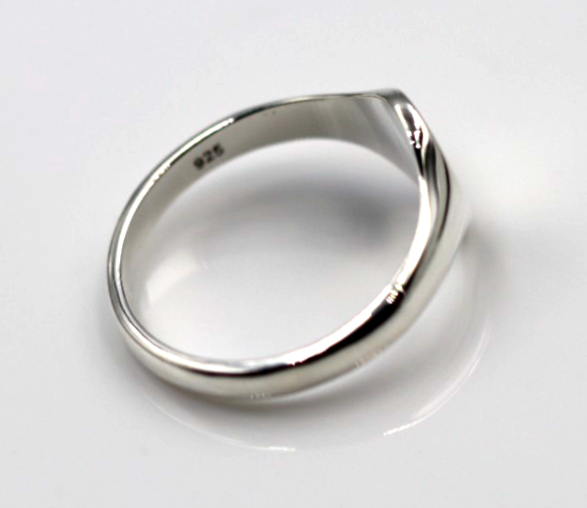 Genuine Sterling Silver 925 Signet Ring 9mm x 7mm - In your ring size