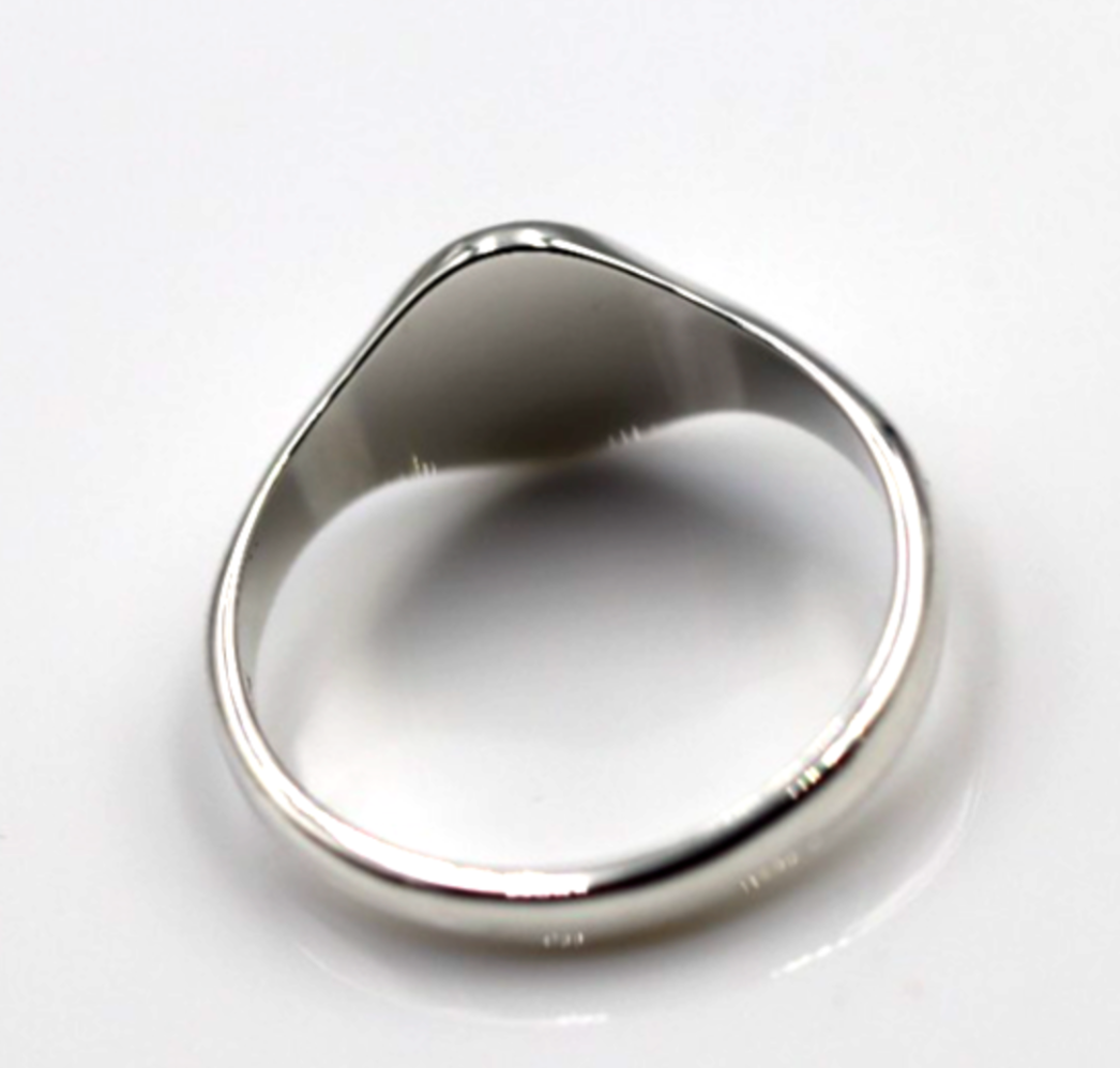 Genuine Sterling Silver 925 Signet Ring 9mm x 7mm - In your ring size