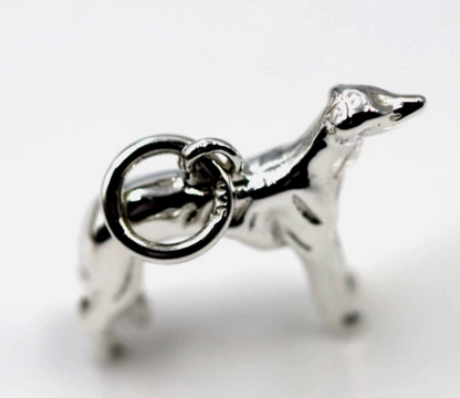 Kaedesigns 3d Genuine Sterling Silver 925 Greyhound Dog Charm / Pendant