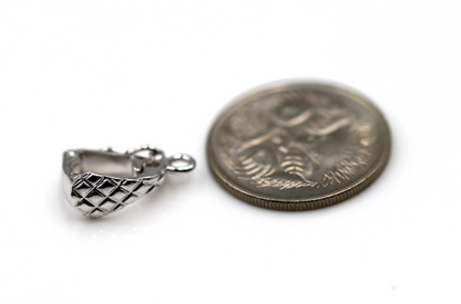 Sterling Silver Pearl Enhancer Bail Clasp Large 14mm