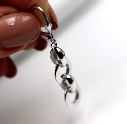 Kaedesigns 9ct Yellow, Rose or White Gold 10mm Circle Belcher Earrings Continental Hooks