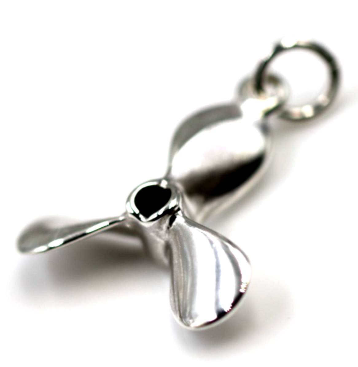 Genuine 9ct 9k 375 Yellow, Rose or White Gold 3D Boat Propellor Nautical Charm Pendant / Charm
