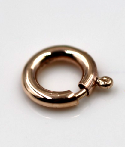 Kaedesigns New Small 8mm 9ct 375 Yellow, White or Rose Gold Bolt Ring Clasp