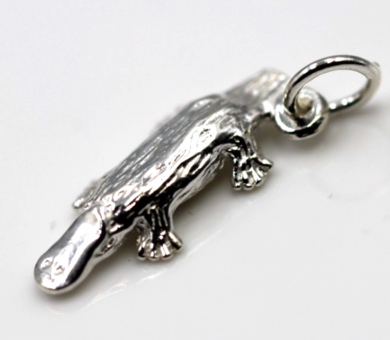 Genuine Sterling Silver 925 Australian Platypus Charm or Pendant