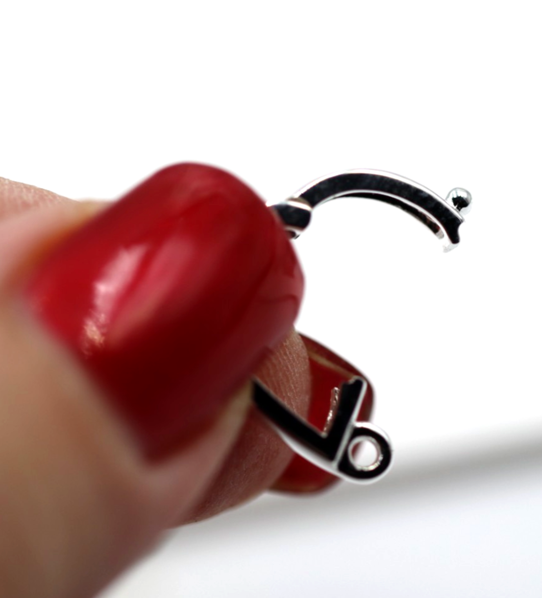 Sterling Silver 925 Enhancer Bail Clasp + Jump Ring 17mm x 11mm