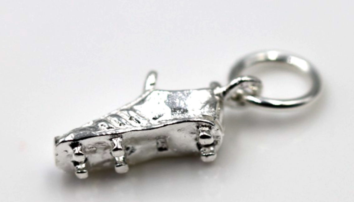 Kaedesigns Sterling Silver 925 Football Boot Shoe Pendant Charm