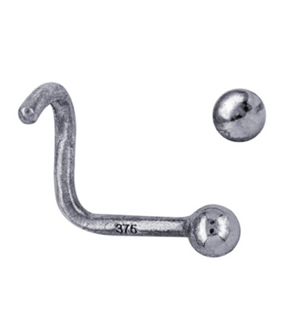 Genuine Solid 9ct 9k Yellow, Rose or White Gold 2.5mm Nose Stud Hallmarked 375