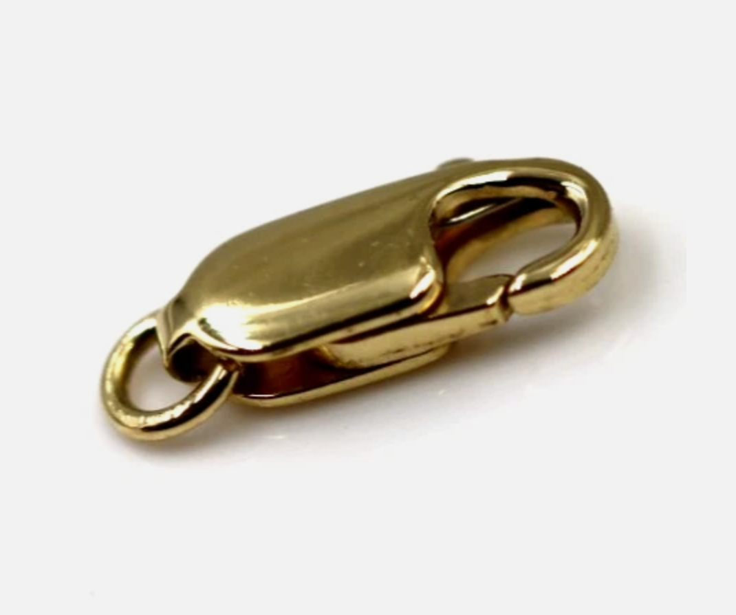 Kaedesigns, 18ct, 9ct Yellow Or Rose Or White Gold Or Sterling Silver Parrot Clasp All Sizes