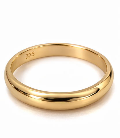 Size Z Kaedesigns New Genuine 9ct Yellow, Rose or White Gold Full Solid 3.3mm Wedding Ring