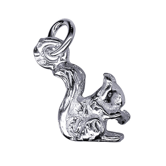 Kaedesigns New Sterling Silver 925 Solid Squirrel Pendant  Charm