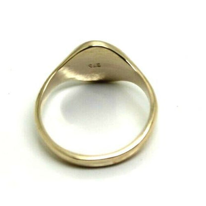 Kaedesigns New Size H New 9ct 9K Yellow, Rose or White Gold Oval Signet Ring 9mm x 7mm