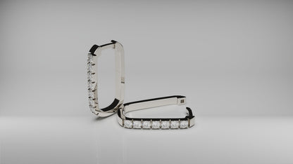 Genuine 9ct 9k Yellow, Rose or White White Gold Natural Mined Diamond Rectangular Hoop Earrings