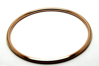 Genuine 9ct Rose Gold 3mm Wide Golf Bangle Many sizes available