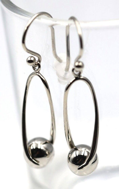 Kaedesigns, 9ct Yellow Or White Or Rose Gold  Hook Gold 8mm Ball Drop Earring