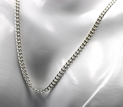 Sterling Silver 925 4mm Round Kerb Curb Chain Chain Necklace 60cm 28 grams