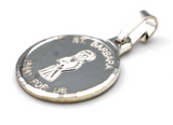 Fine Silver 999 Saint Barbara Medal Pendant Charm Religious Patron