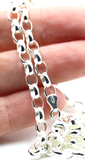 Genuine Sterling Silver 925 Oval Belcher Necklace Chain 80cm 26.1g *Free post