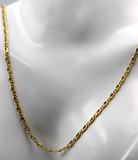 18ct 18K 750 Yellow Gold Anchor Mariner Chain Necklace 3.8 Grams 50cm -Free Post