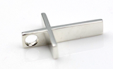 Genuine Solid Sterling Silver 925 Plain Cross Pendant