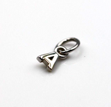 Genuine 9ct 9kt Genuine Tiny Very Small Yellow, Rose or White Gold Initial Pendant Charm