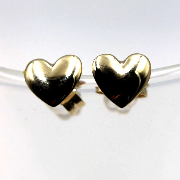 Kaedesigns New 9ct 9Kt Solid Yellow, Rose or White Gold Stud Small Heart Earrings