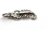 Genuine Small Sterling Silver 925 Scorpio Pendant / Charm -Free post