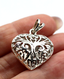 Kaedesigns Genuine New Sterling Silver Filigree Heart Pendant -Free Express Post