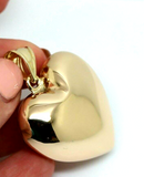 Kaedesigns Genuine 9ct 9kt Extra Heavy Large Puffy Bubble Yellow, Rose or White Gold Heart Pendant