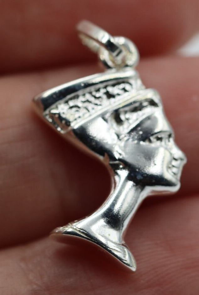 Kaedesigns Genuine Sterling Silver 925 Nefertiti Pendant