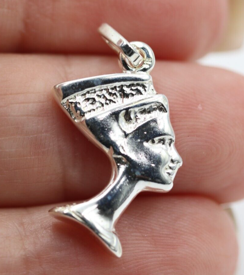 Kaedesigns Genuine Sterling Silver 925 Nefertiti Pendant