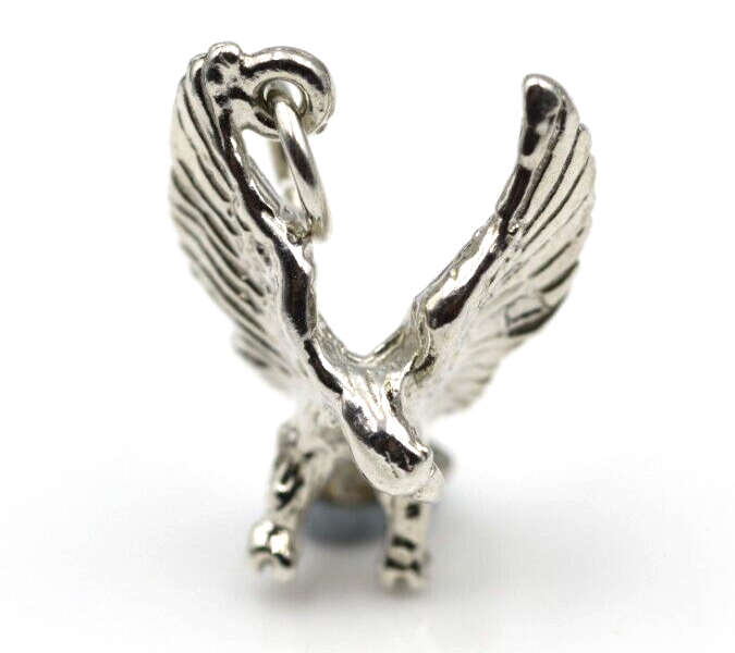 Kaedesigns New Sterling Silver Solid Eagle Pendant / Charm