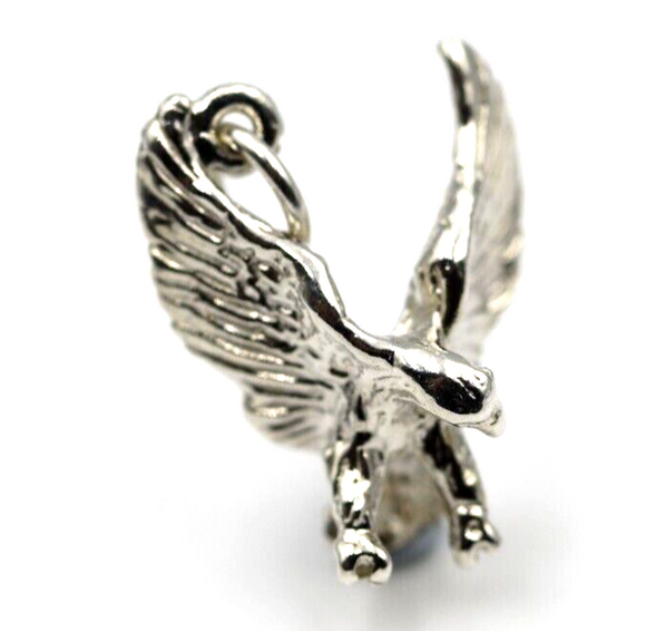 Kaedesigns New Sterling Silver Solid Eagle Pendant / Charm