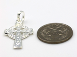 Kaedesigns, Genuine Sterling Silver 925 Celtic Cross Pendant - Free post
