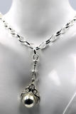 Sterling Silver Heavy Oval Belcher Chain Necklace + Pendant - Free Express Post