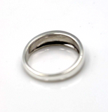 Size R Genuine Sterling Silver 925 Dome Ring Band 6mm Wide *Free post in oz