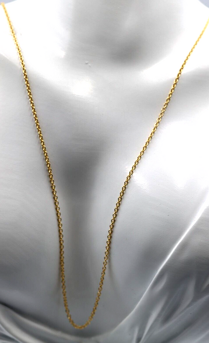 9 carat gold belcher chain clearance