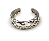 Kaedesigns New Genuine New Sterling Silver 925 Celtic Weave Toe Ring