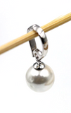 Sterling Silver 925 10mm Shell White Pearl Ball Enhancer Pendant -Free Post