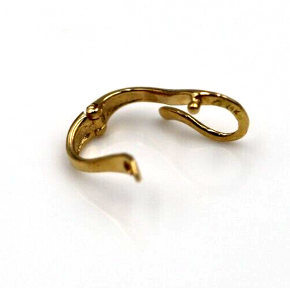 Kaedesigns, New 18ct 18kt Yellow gold 13mm x 7mm Pearl Enhancer Bail Clasp