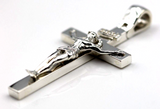 Genuine Very Large Super Heavy Sterling Silver 925 Crucifix Cross Pendant 31g