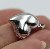 Sterling Silver 925 Heart Asymmetrical Heart Locket *Free express post