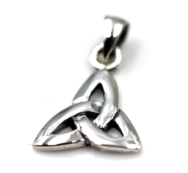 Genuine Sterling Silver 925 Celtic Knot Heart Pendant / Charm