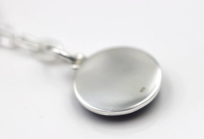 Genuine Sterling Silver 925 Greek Evil Eye Key Ring Keyring with Chain + 21mm