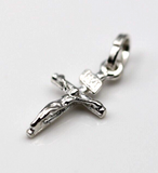 Genuine Sterling Silver 925 Small Crucifix Cross Pendant / Charm