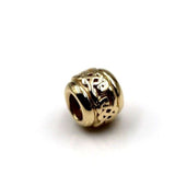 Kaedesigns,9ct Yellow Or Rose Or White Gold Or Silver Celtic Weave Bead Charm
