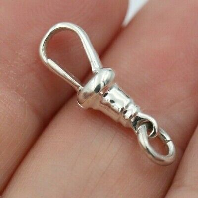 Kaedesigns Genuine New Solid Sterling Silver Albert Swivel Clasp 21mm plus jump ring