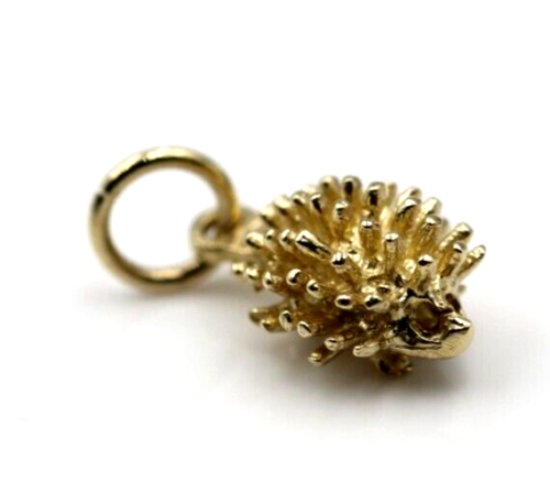 Kaedesigns, Genuine 9K Yellow Gold Echidna Charm or Pendant