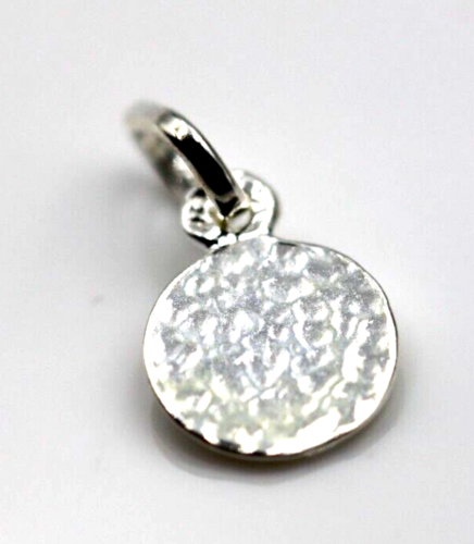 Genuine 9ct Yellow Gold or Sterling Silver 8mm Round Mary Madonna Pendant or Charm 12mm x 8mm